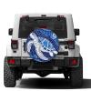 Foruidea White Turtle Template Pattern Spare Tire Cover Dust-Proof Wheel Tire Cover Fit Trailer, RV, SUV and Many Vehicle 14 Inch view 2