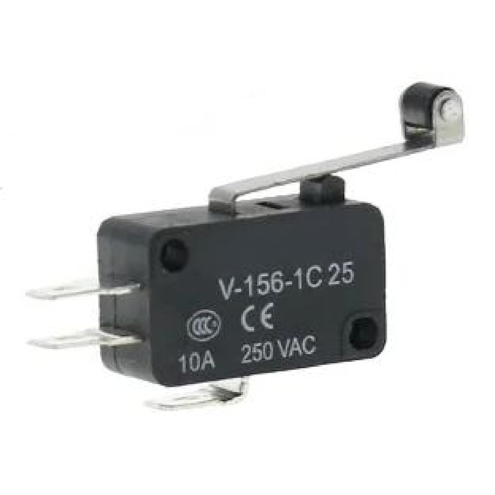 CHZJTTDQ Micro Limit Switch, V-154-1C 25, 10A 250VAC, Silver Contact, Momentary (V 152 1C25)