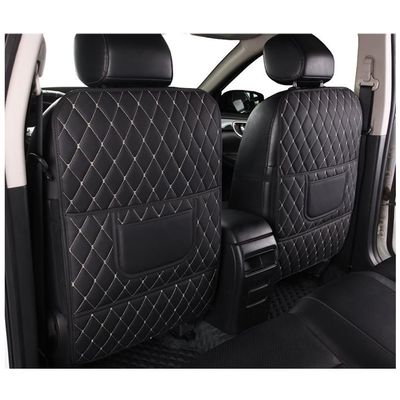 DXDZZNB 2 Pcs for Ford Bronco 2021 2022 2023 2024 2025 car seat Kick mat,Seat Pad Rear Cover Protector,Easy to Clean Backrest Protection Car Kick Mat Wear-Resistant,B Black