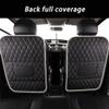 DXDZZNB 2 Pcs for Ford Bronco 2021 2022 2023 2024 2025 car seat Kick mat,Seat Pad Rear Cover Protector,Easy to Clean Backrest Protection Car Kick Mat Wear-Resistant,C Brown view 2