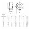 XAOLIUZi 10-100pcs M2 M2.5 M3 M3.5 M4 M5 M6 M8 M10 M12 M16 Hex Hexagon Nylon Insert Self Lock Nut Nylock Nut Locknut A2 304 Stainless Steel DIN985(100pcs M3) view 2
