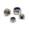 XAOLIUZi 10-100pcs M2 M2.5 M3 M3.5 M4 M5 M6 M8 M10 M12 M16 Hex Hexagon Nylon Insert Self Lock Nut Nylock Nut Locknut A2 304 Stainless Steel DIN985(100pcs M3) view 3