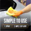 Spray Wax for Cars Instant Mirror Shine & Streak-Free Finish Premium Italian Formula, Easy Wipe-On Car Wax Spray for Deep Gloss, Slick Surface & Protection on Paint, Plastic & Trim 25 Oz view 3