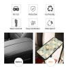 Raunew Fall Cute Pumpkins Green Leaves Retro Car Center Console Armrest Cover Pad, Universal Auto Armrest Seat Box Cover Protector Non Slip Car Interior Decor Accessories for Most Car, Truck, SUV view 2