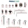 195PCS Motorcycle Full Fairing Bolts Kit Stainless Steel Clips Nut Bodywork Screws, for Kawasaki Versys 650 2010-2012 2013 2014 view 3