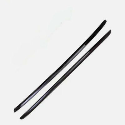 2Pcs Black Aluminum Roof Rail Rack Side Rail Bar Cover Fits for Cadillac Series (Cadillac XT6 2019-2023)