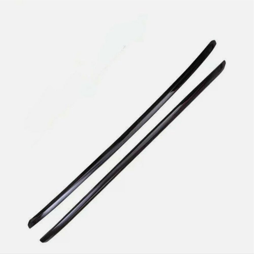 2Pcs Black Aluminum Roof Rail Rack Side Rail Bar Cover Fits for Cadillac Series (Cadillac XT6 2019-2023)