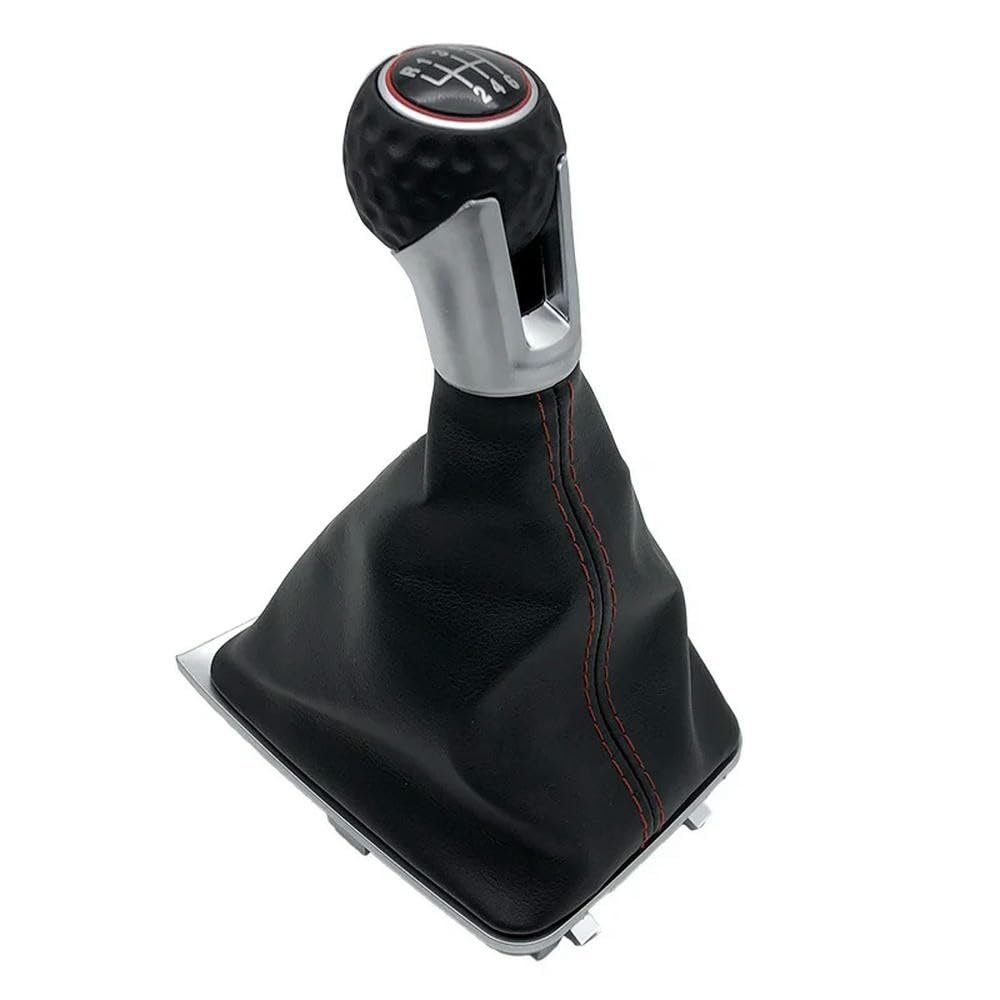 YDwpan for Golf 7 A7 MK7 GTI GTD 2013 2014 2015 2016 2017 2018 5/6 Speed Gear Shift Knob Handle Gaiter Boot Cover Interior Replacement Parts