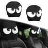 2PCS Funny Cartoon Car Headrest Covers, Cute Funny Cartoon Eyes Car Seat Head Rest Protector for Auto Front Seat Rest Decoration (B-1 Pair) view 1