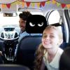2PCS Funny Cartoon Car Headrest Covers, Cute Funny Cartoon Eyes Car Seat Head Rest Protector for Auto Front Seat Rest Decoration (B-1 Pair) view 3