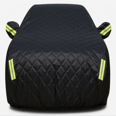 Heavy Duty Hail Protection Car Cover Compatible with Mitsubishi Outlander | Anti-Hail Waterproof Windproof with Reflective Strips | All-Season Custom Fit Outdoor Use