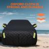 Heavy Duty Hail Protection Car Cover Compatible with Mitsubishi Outlander | Anti-Hail Waterproof Windproof with Reflective Strips | All-Season Custom Fit Outdoor Use view 3