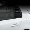 Car Rear Window Louvers for Volkswagen Golf MK6 2008-2012, Rear Triangular Shutters Side Vent Scoop Sun Shade Cover ABS Plastic Accessories,Carbon Fiber view 2