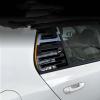 Car Rear Window Louvers for Volkswagen Golf MK6 2008-2012, Rear Triangular Shutters Side Vent Scoop Sun Shade Cover ABS Plastic Accessories,Carbon Fiber view 3