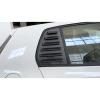 Car Rear Window Louvers for Volkswagen Golf MK6 2008-2012, Rear Triangular Shutters Side Vent Scoop Sun Shade Cover ABS Plastic Accessories,Carbon Fiber view 4