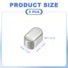 PATIKIL Round Ended Feather Key 10x6x6 mm, 5 Pcs Stainless Steel Parallel Drive Shaft Key Stock for Fasteners Mechanical Industry, Silver Tone view 2