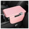 JIANDONGJIE Car Center Console Cover for Toyota Avalon 2019-2022, Car Armrest Cover Cushion Arm Rest Cover Auto Interior Arm Rest Seat Box Pad Accessories,Pink view 1