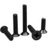 Zkensh-Bolts Mini Small Micro Black Steel Cross Flat Countersunk Head Screw M1 M1.2 M1.4 M1.6 M2 M2.5 M3 M3.5 M4 Bolt, 50pcs, Widely Used(14mm,M1.6) view 3