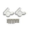 Handlebar Risers Motorcycle Handlebar Riser Clamp 22mm Handlebars Clamp Aluminum Risers(1) view 2