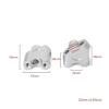 Handlebar Risers Motorcycle Handlebar Riser Clamp 22mm Handlebars Clamp Aluminum Risers(1) view 4