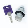 RV Global Link 1 1/8" Cam Lock - Keyed to G909 Master KEYED CLB-G909-118-SS view 3
