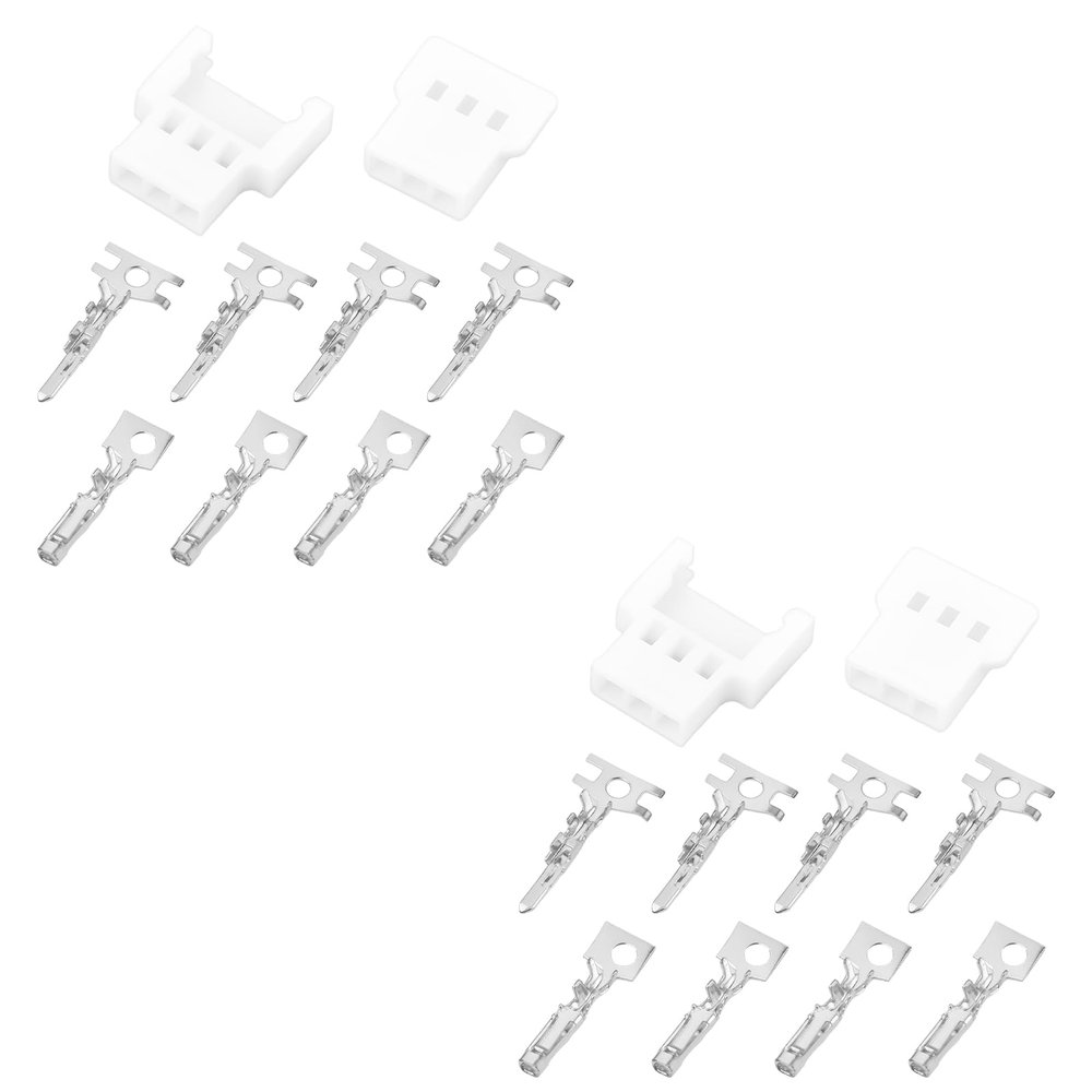 The Lord of the Tools 20Pair 3-Pin Male and Female Connector 51005 51006 Plug Terminals Compatible with Molex MX 2.0mm for Radio Control Models