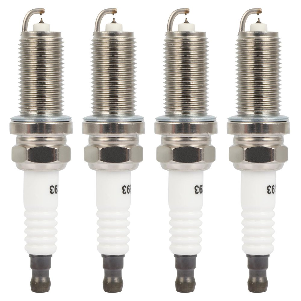 SCITOO Double Iridium Spark Plugs Compatible for Toyota Tacoma 2016-2020 & for HYUNDAI for Genesis Coupe 2010-2012, 2.0L 2.7L DILFR6D8D 4 Pcs