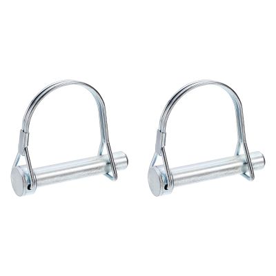 PATIKIL 2 Pcs Trailer Coupler Pins 3/8"x2" (10mmx50mm) Hitch Pin Silver