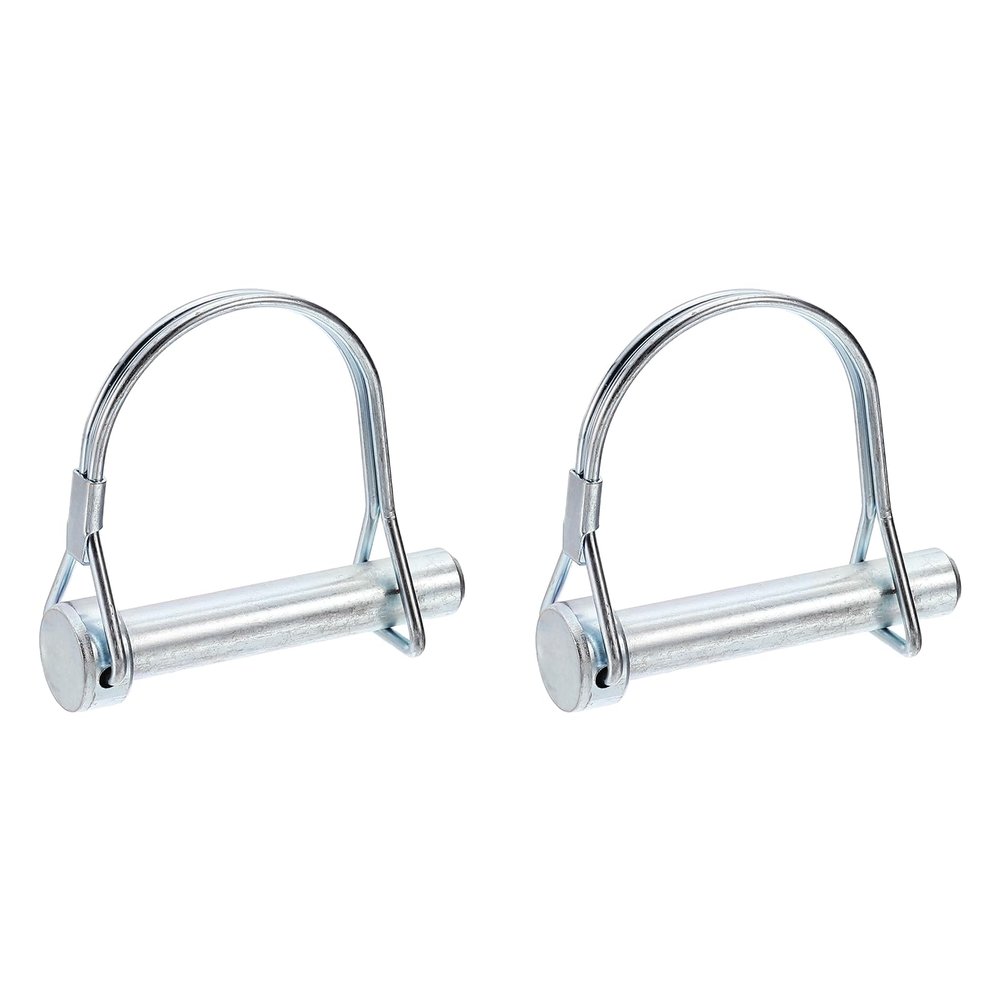 PATIKIL 2 Pcs Trailer Coupler Pins 3/8"x2" (10mmx50mm) Hitch Pin Silver