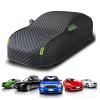 Hail Protector Full Car Cover, for SsangYong Tivoli SUV 2015-2025, Waterproof Outdoor All Weather Snow Rain Protector Full Exterior, Black view 1