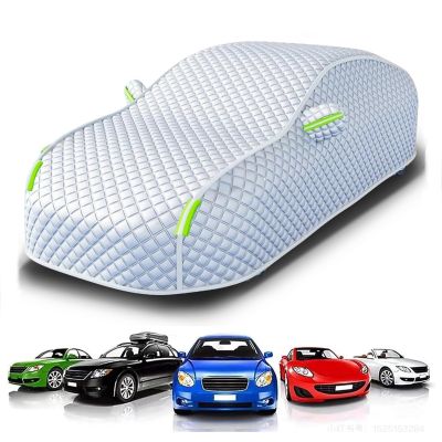 Hail Protector Full Car Cover, for Volvo XC60, Waterproof Outdoor All Weather Snow Rain Protector Full Exterior, Silver