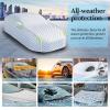 Hail Protector Full Car Cover, for Volvo XC60, Waterproof Outdoor All Weather Snow Rain Protector Full Exterior, Silver view 4
