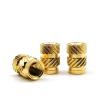 XAOLIUZi 50/100pcs M1.6 M2 M2.5 M3 M4 M5 M6 M8 Brass Copper Embedment Insert Nut for Hot Melt Heat Injection Molding 3D Print Twill Knurled Thread(Length 8mm,50pcs M3(OD 4.2mm)) view 4