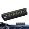 Dashboard NumberSign - Reflective Parkinng Sign | Car Park Number Plate, Temporary Parking Contact Plate, Vehicle Telephone Number Card, Day Night Visible Parking Identifier for Road Safety view 1
