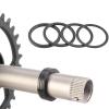 4Pcs Road Bike Crank Chain Wheel Spacers Adjuster Hollow Crankset Washer for Enhanced Cycling Efficiency and Durability Chainring Spacer view 2