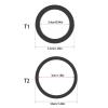 4Pcs Road Bike Crank Chain Wheel Spacers Adjuster Hollow Crankset Washer for Enhanced Cycling Efficiency and Durability Chainring Spacer view 3
