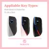 TECARATE for BMW Key Fob Cover - Soft TPU Key Protector for 2023 2024 2025 7 Series IX I5 M60 X5 X7 X6 IX I7 Car Key Case with Nice Keychain(Blue) view 2
