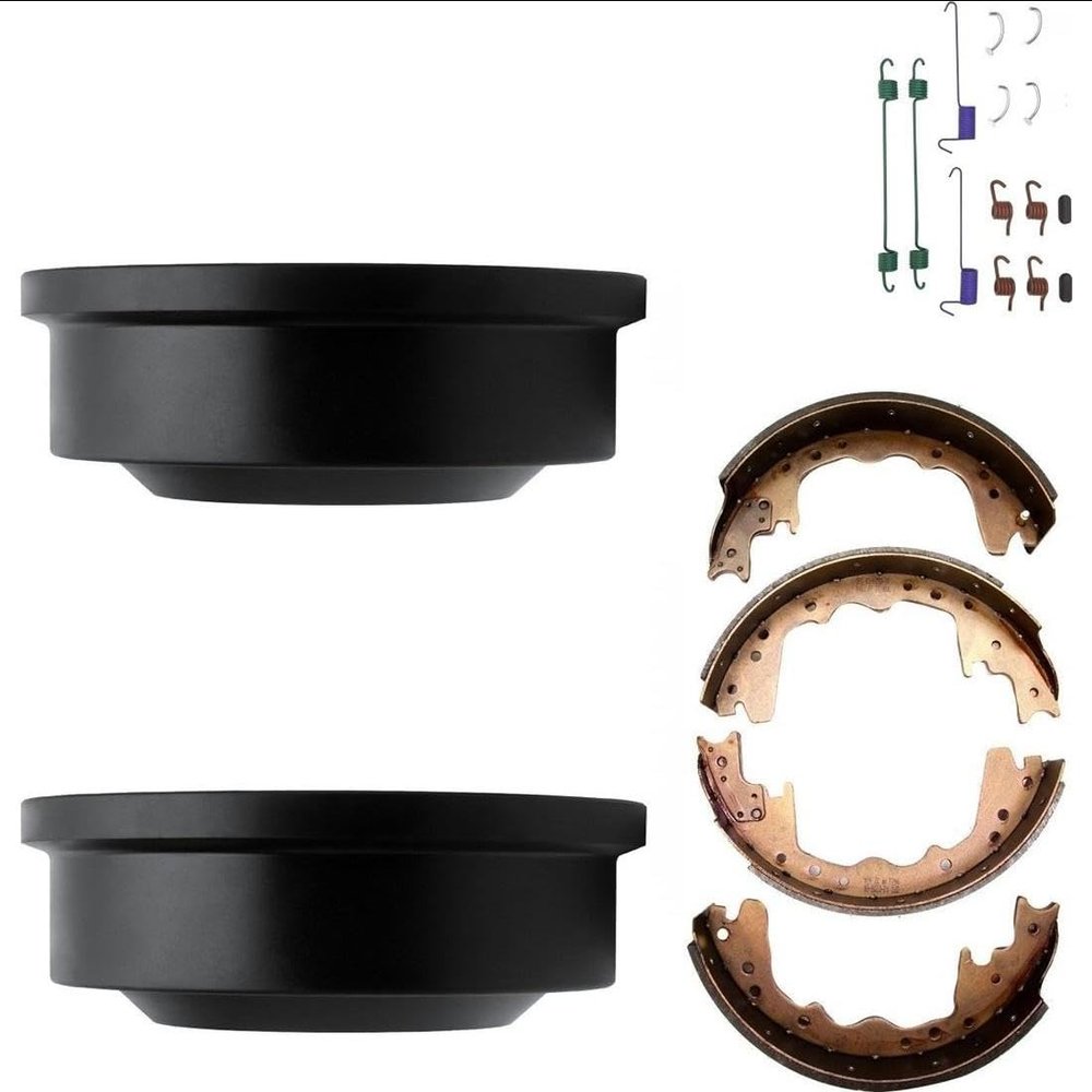 Drum Brake Hardware Kit Drum Brake Shoe for Ford E-250 1986 7.5L
