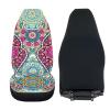 TOADDMOS Boho Florals Front Car Seat Cover Nonslip Set 2 Pcs Seat Covers Protector Car Interior Automotive Breathable Auto Interior Covers Fashion Fits Most Cars, Sedans, SUVs view 3