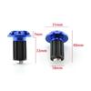 Motorcycle Handle Bar Ends Grips Handlebar Plug Caps Slider Motor Bike for Bike Accessories(Black) view 2