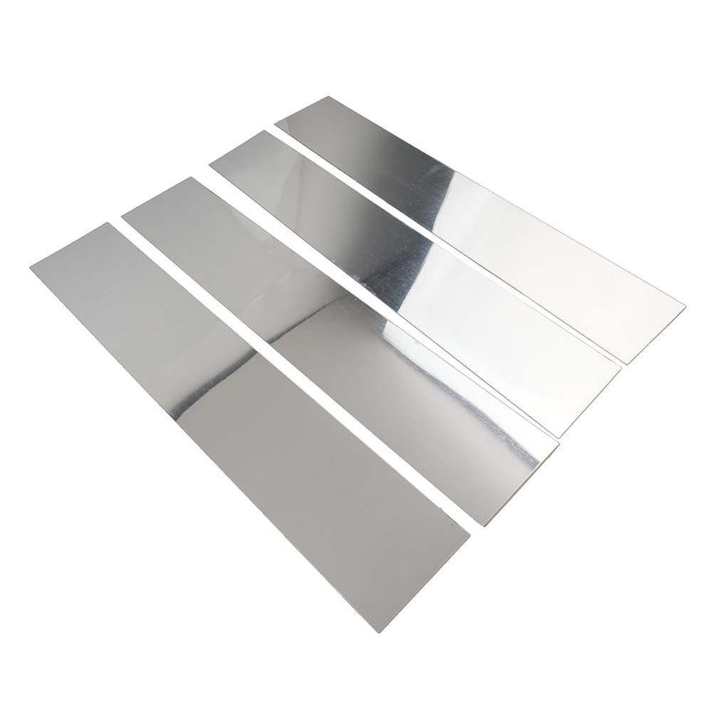 Chcury1 4pcs Door Window Pillar Post Trim Cover Decal PC Plastic Silver Car For Ford For F-150 Extended/Super Cab/Super Crew/Crew Cab 2004-2014