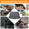 RWYSSYTF Trunk Liner for 2022-2025 Toyota Corolla Cross FWD 3D Custom Fit All-Weather TPE Material Waterproof Car Cargo Liner Mat, Black view 3