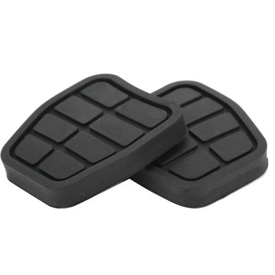 Keenso 2pcs Rubber Brake Clutch Pedal Pads Covers 321721173 Nonslip, AntiAging, for Car Parts