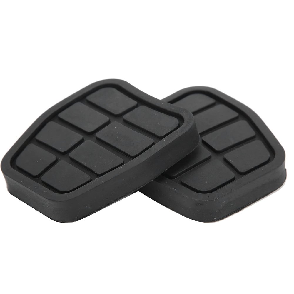 Keenso 2pcs Rubber Brake Clutch Pedal Pads Covers 321721173 Nonslip, AntiAging, for Car Parts