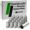 DPAccessories Lug Nuts Compatible with 2018-2024 Chevrolet Equinox | Chrome Spline Style | Aftermarket Aluminum Wheels Only | Set of 20 Wheel Nuts & 1 Tool | DCHEQU03A-CH/1 view 1