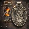 Archangel Michael Medal for Car Visor Clip, Metal Michael Car Visor, Driving Safety Gift for Drivers Long Travel view 2