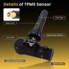 AMICAREP TPMS Tire Pressure Sensors 315MHz TPMS Sensor Fit for Ford 2006-2008 F-150 Fusion Escape Lincoln 2007-2010 MKZ Town Car Replaces # 6F2Z1A189A 6F2A1A176AE 6F2T1A150AE 7L1Z1A189A4PCS view 4