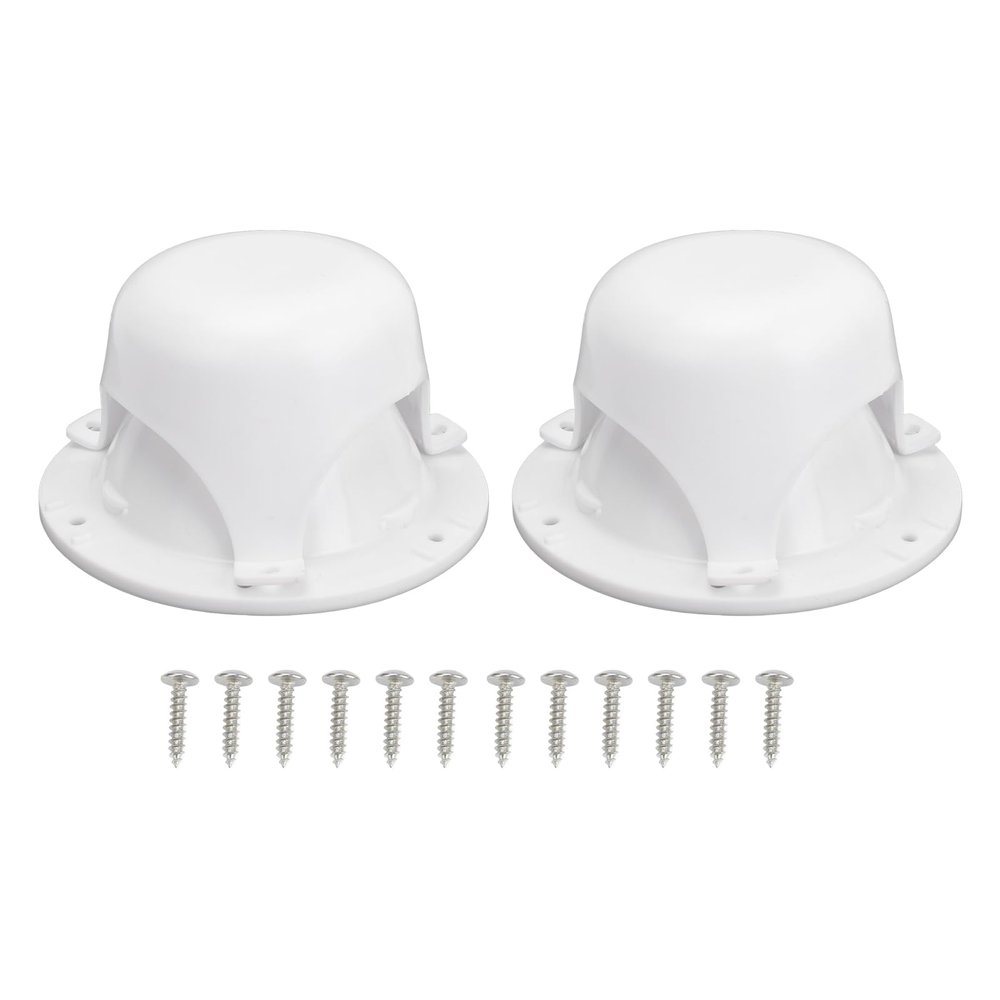 Eujgoov RV Roof Sewer Vent Cover Caps Kit 2 Set Plumbing Vent Caps for Trailer Motorhome Roof Sewer