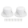 Eujgoov RV Roof Sewer Vent Cover Caps Kit 2 Set Plumbing Vent Caps for Trailer Motorhome Roof Sewer view 1