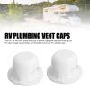 Eujgoov RV Roof Sewer Vent Cover Caps Kit 2 Set Plumbing Vent Caps for Trailer Motorhome Roof Sewer view 3